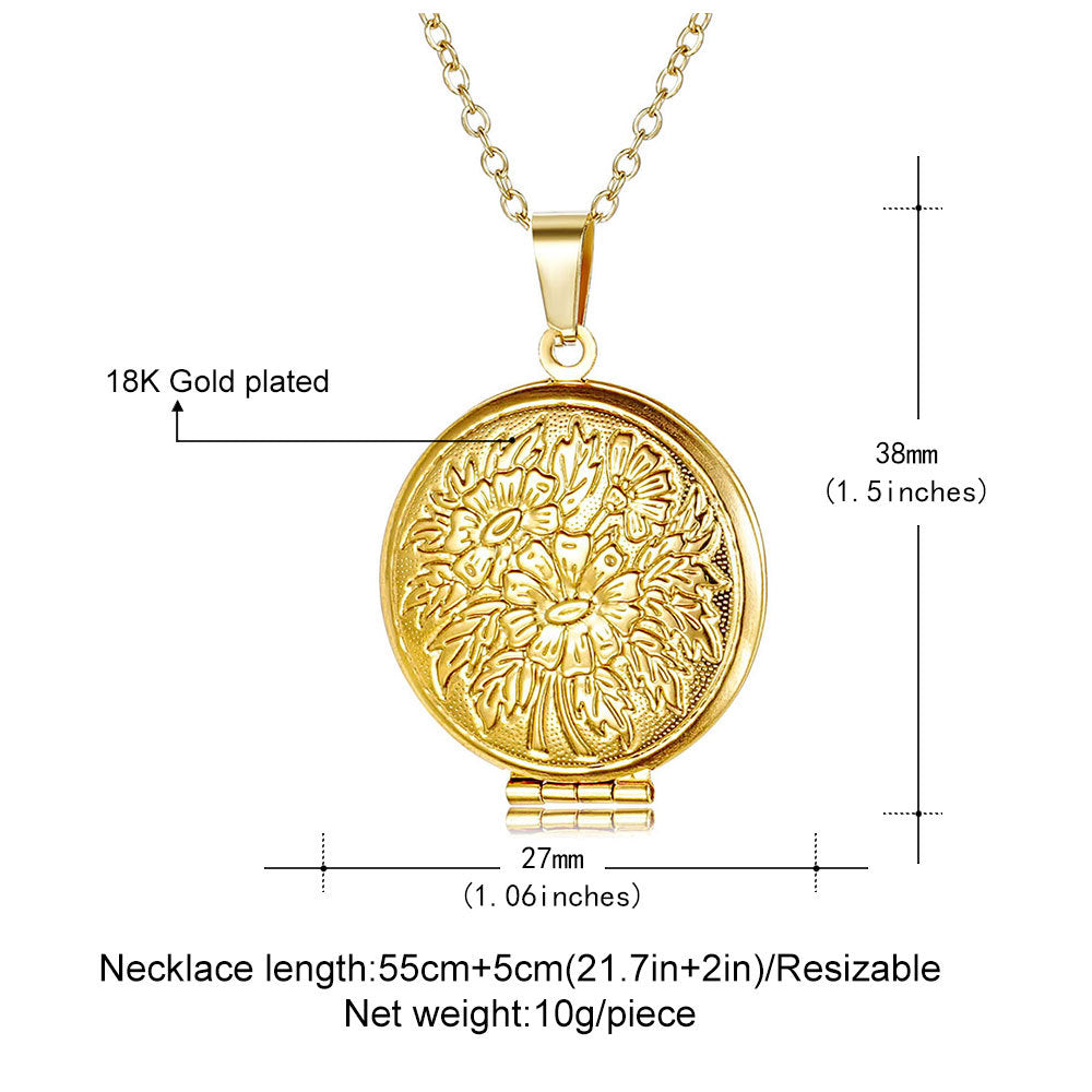 Custom Floral Pet Locket