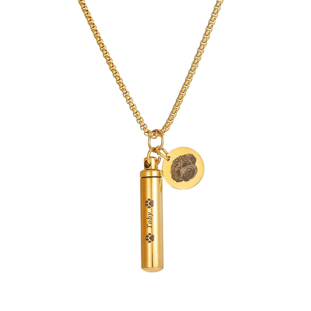 Custom Pet Urn Necklace