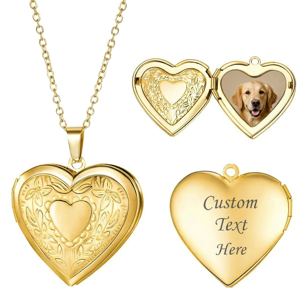 Custom Pet Heart Locket