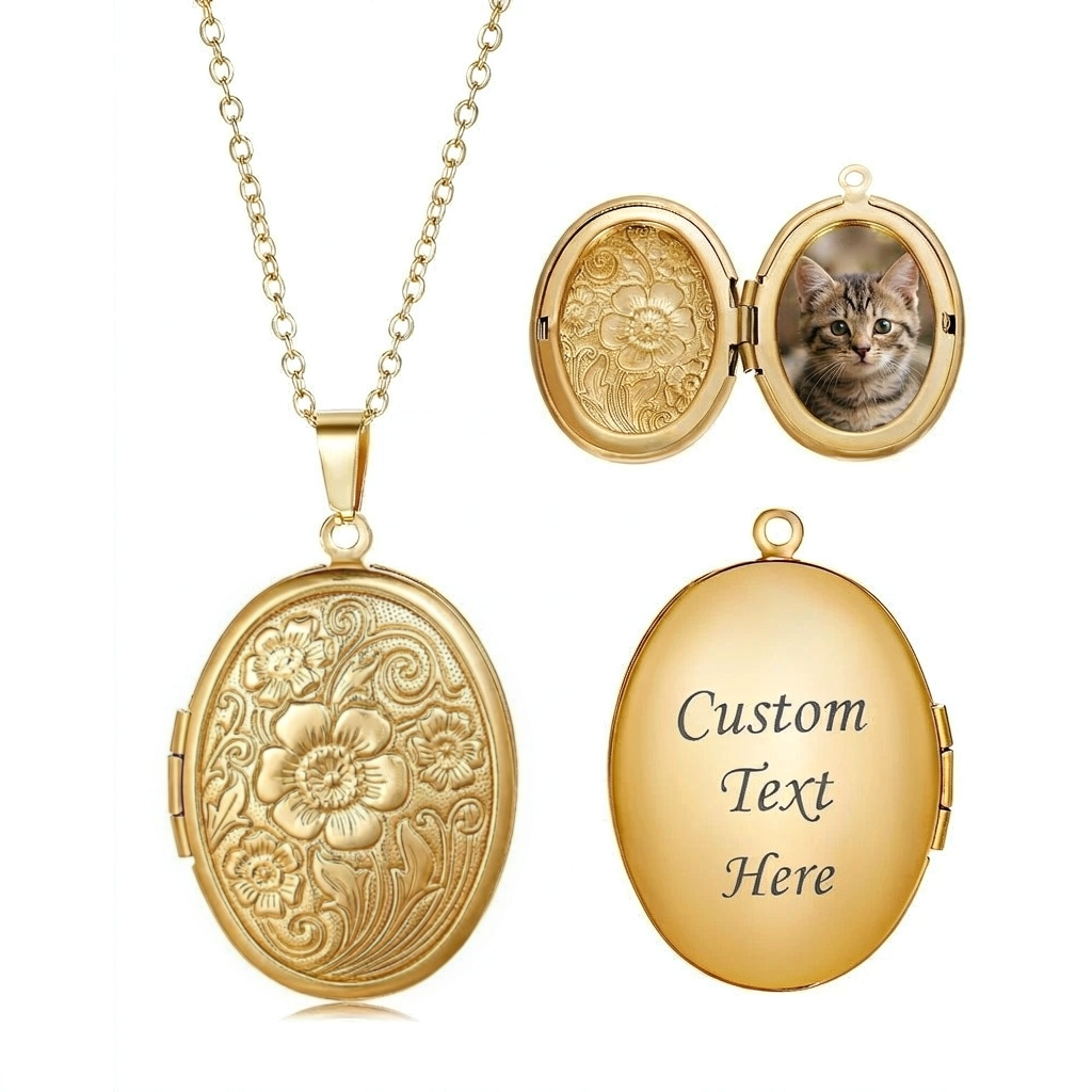 Custom Oval Pet Locket