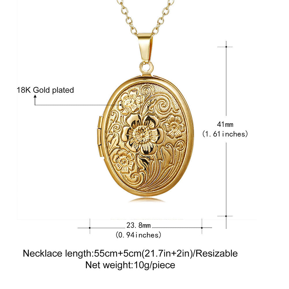 Custom Oval Pet Locket