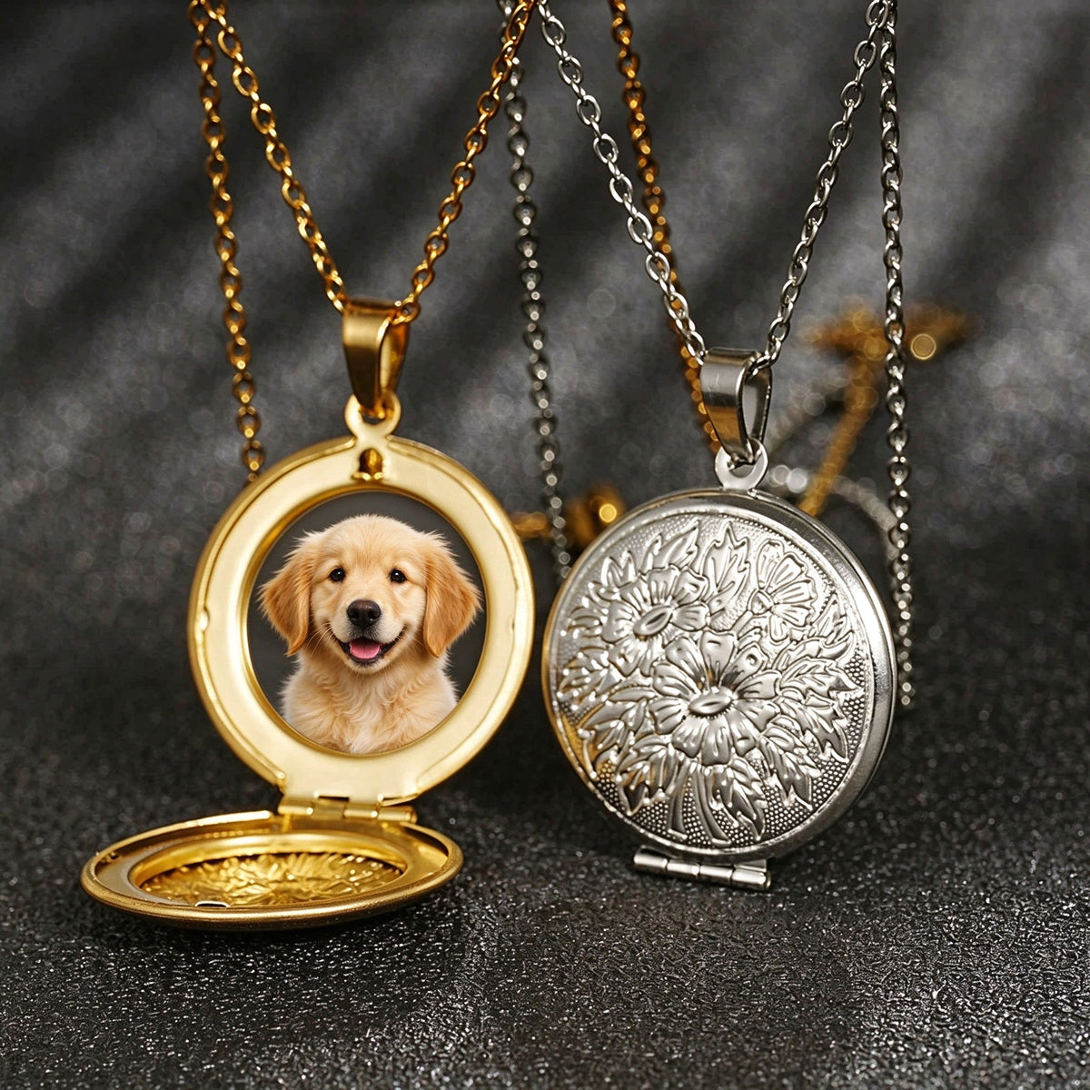 Custom Floral Pet Locket